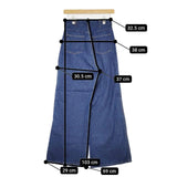 nano universe ワイド ジーンズ デニムパンツ ブルー レディース ナノユニバース【中古】5-0807G∞