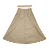 IENA ボリュームチノスカート 定価17600円 ロングスカート 22AW ベージュ レディース イエナ【中古】5-0807M∞