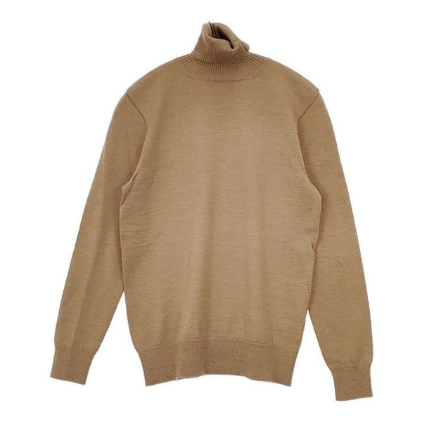 TRENTA OTTO トレンタオット 日本製 ウール タートルネック セーター ニット ベージュ メンズ【中古】5-0814T∞