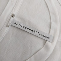 NEIL BARRETT BLACK BARRETT by NEIL BARRETT レイヤード 切替 半袖Ｔシャツ カットソー ホワイト メンズ ニールバレット【中古】5-0519S∞