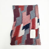 harmonie チェック 柄 ストール マフラー レッド ネイビー レディース アルモニ【中古】5-1023T◎