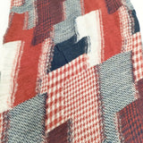 harmonie チェック 柄 ストール マフラー レッド ネイビー レディース アルモニ【中古】5-1023T◎