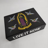 RUDE GALLERY LOVE IT NOW マリア サテン リバーシブル 刺繍 ジャケット スカジャン ゴールド ブラック レディース ルードギャラリー【中古】5-0820T∞