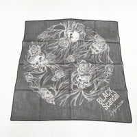 BLACK Scandal Yohji Yamamoto 未使用品 ステッカー付き スカーフ ブラック メンズ ブラックスキャンダル ヨウジヤマモト【中古】5-0901G◎