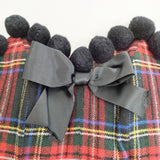 Jane Marple チェック リボン ポンポン シャーリング ビスチェ その他トップス レッド レディース ジェーンマープル【中古】5-1023T◎