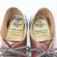 COMME des GARCONS HOMME DEUX/Dr.Martens 3ホール MIE1461 イングランド製 サイズUK6 シューズ・靴 レッド メンズ コムデギャルソンオムドゥ/ドクターマーチン【中古】5-0422G◎