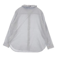 Conges payes ADIEU TRISTESSE フリル 比翼ボタン ブラウス シャツ ライトブルー レディース コンジェ ペイエ【中古】5-0807M∞