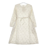 Sally Scott 未使用品 Spill ○△□柄 定価49500円 サイズ9 ワンピース アイボリー レディース サリースコット【中古】5-0323M♪