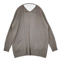 SOEJU フォックス混ポケット付きカーディガン S-00-NT-048 羽織 ガウン カーディガン グレー レディース ソージュ【中古】5-0814T∞