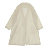 nest Robe 01204-1614 縮絨 コート ウールロング カーディガン オフホワイト レディース ネストローブ【中古】5-0820T∞