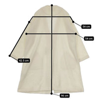 nest Robe 01204-1614 縮絨 コート ウールロング カーディガン オフホワイト レディース ネストローブ【中古】5-0820T∞