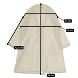 nest Robe 01204-1614 縮絨 コート ウールロング カーディガン オフホワイト レディース ネストローブ【中古】5-0820T∞
