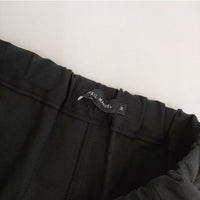 TRAVAIL MANUEL T/Cツイルミモレタイトスカート 5025-43 ロングスカート ブラック レディース トラバイユマニュアル【中古】5-0807M∞