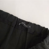 TRAVAIL MANUEL T/Cツイルミモレタイトスカート 5025-43 ロングスカート ブラック レディース トラバイユマニュアル【中古】5-0807M∞