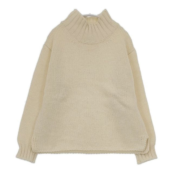 MHL. BRITISH WOOL 595-2263500 スコットランド製 セーター ニット 22AW キナリ ベージュ レディース エムエイチエル【中古】5-0820T∞