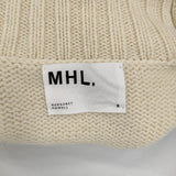 MHL. BRITISH WOOL 595-2263500 スコットランド製 セーター ニット 22AW キナリ ベージュ レディース エムエイチエル【中古】5-0820T∞