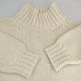 MHL. BRITISH WOOL 595-2263500 スコットランド製 セーター ニット 22AW キナリ ベージュ レディース エムエイチエル【中古】5-0820T∞