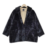 mina perhonen moon dog wa6579 定価151200円 サイズ38 ショート コート ブラック レディース ミナペルホネン【中古】5-1030A◎