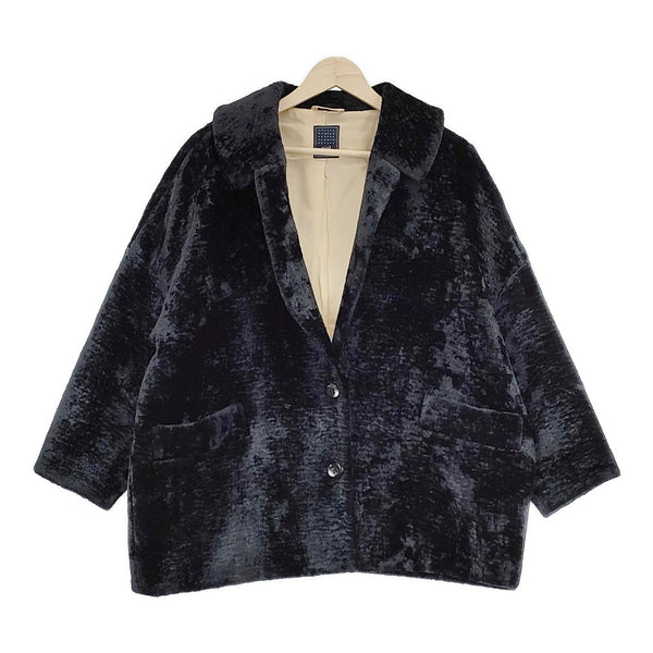 mina perhonen moon dog wa6579 定価151200円 サイズ38 ショート コート ブラック レディース ミナペルホネン【中古】5-1030A◎