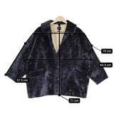 mina perhonen moon dog wa6579 定価151200円 サイズ38 ショート コート ブラック レディース ミナペルホネン【中古】5-1030A◎