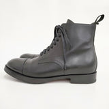 MARGARET HOWELL プレミアムライン HEAVY SOLED ANKLE BOOT レースアップブーツ 578-7270002 ブーツ ブラック レディース マーガレットハウエル【中古】5-0306G◎