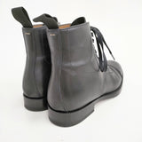 MARGARET HOWELL プレミアムライン HEAVY SOLED ANKLE BOOT レースアップブーツ 578-7270002 ブーツ ブラック レディース マーガレットハウエル【中古】5-0306G◎