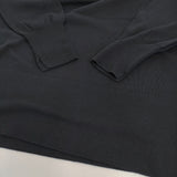 BLAMINK ウールカシミヤ18Ｇクルーネックドロップスリーブニット 7913-231-0145 定価77000円 ブラック レディース ブラミンク【中古】5-0912T♪
