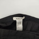 BLAMINK タックデザインコットンラップスカート 7924-299-0212 定価88000円 ロングスカート ブラック レディース ブラミンク【中古】5-0403M∞