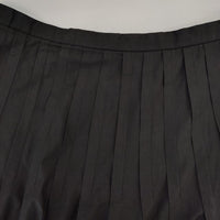BLAMINK タックデザインコットンラップスカート 7924-299-0212 定価88000円 ロングスカート ブラック レディース ブラミンク【中古】5-0403M∞