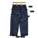 JOURNAL STANDARD relume コットン シルク イージーパンツ 36 ドット パンツ ネイビー レディース ジャーナルスタンダードレリューム【中古】5-0316M∞