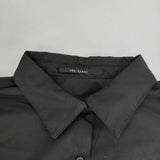 ZAMPA アーバンヒムス urban hymns 袖ニットリブ 長袖シャツ ブラック グレー レディース ザンパ【中古】5-0901T∞