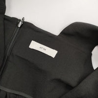 ATON OPAGNW0809 TECHNO WOOL オーバーオール 定価75900円 オールインワン サロペット ブラック レディース エイトン【中古】5-0906T∞