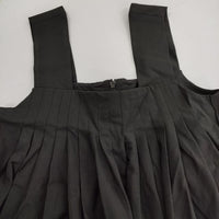 ATON OPAGNW0809 TECHNO WOOL オーバーオール 定価75900円 オールインワン サロペット ブラック レディース エイトン【中古】5-0906T∞