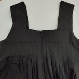 ATON OPAGNW0809 TECHNO WOOL オーバーオール 定価75900円 オールインワン サロペット ブラック レディース エイトン【中古】5-0906T∞