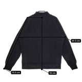 NEUTRALWORKS ニュートラルワークス ライトウォーム スウェットロングスリーブ モックネック  長袖Ｔシャツ カットソー ロンＴ ブラック レディース【中古】5-0316M∞