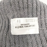 KIJIMA TAKAYUKI ALPACA BEANIE アルパカビーニー EWKN-002B 帽子 ニットキャップ グレー レディース キジマタカユキ【中古】5-1023T◎
