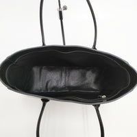 ARTS&SCIENCE Simple box bag レザー 053-B073-890 牛革 トートバッグ ブラック レディース アーツ&サイエンス【中古】5-0227G◎