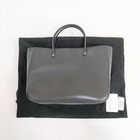 ARTS&SCIENCE Simple box bag レザー 053-B073-890 牛革 トートバッグ ブラック レディース アーツ&サイエンス【中古】5-0227G◎