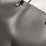 ARTS&SCIENCE Simple box bag レザー 053-B073-890 牛革 トートバッグ ブラック レディース アーツ&サイエンス【中古】5-0227G◎