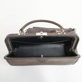 ARTS&SCIENCE Box gamaguchi bag 2WAYドクターズバッグ レザー 093-B02C-850 牛革 ハンドバッグ ブラウン レディース アーツ&サイエンス【中古】5-0227G◎