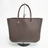 ARTS&SCIENCE Simple box bag レザー トートバッグ ブラウン レディース アーツ&サイエンス【中古】5-0227G◎