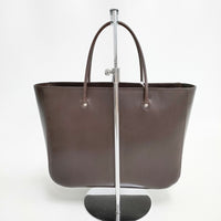 ARTS&SCIENCE Simple box bag レザー トートバッグ ブラウン レディース アーツ&サイエンス【中古】5-0227G◎