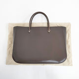 ARTS&SCIENCE Simple box bag レザー トートバッグ ブラウン レディース アーツ&サイエンス【中古】5-0227G◎