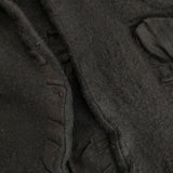 MARC LE BIHAN ウール ノースリーブジャケット フランス製 ベスト ブラック レディース マルクルビアン【中古】5-0901T∞