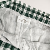 soil FANCY GINGHAM CHECK GATHERED CULOTTES NSL23035 ギンガムチェック キュロット グリーン ホワイト レディース ソイル【中古】5-0420M△