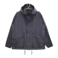 MHL. ポリウレタンコーティング 596-8225500 マウンテンパーカ コットンジャケット ブルゾン ネイビー 濃紺 メンズ エムエイチエル【中古】5-0428M∞