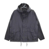 MHL. ポリウレタンコーティング 596-8225500 マウンテンパーカ コットンジャケット ブルゾン ネイビー 濃紺 メンズ エムエイチエル【中古】5-0428M∞