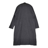evam eva E223K167 wool robe ローブ ロングカーディガン ニット 日本製 コート チャコールグレー レディース エヴァムエヴァ【中古】5-0812T△