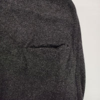 evam eva E223K167 wool robe ローブ ロングカーディガン ニット 日本製 コート チャコールグレー レディース エヴァムエヴァ【中古】5-0812T△