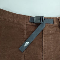 THE NORTH FACE バレーウェーブ スカート NBW82432 コーデュロイ ロングスカート ブラウン レディース ザノースフェイス【中古】5-0901T∞